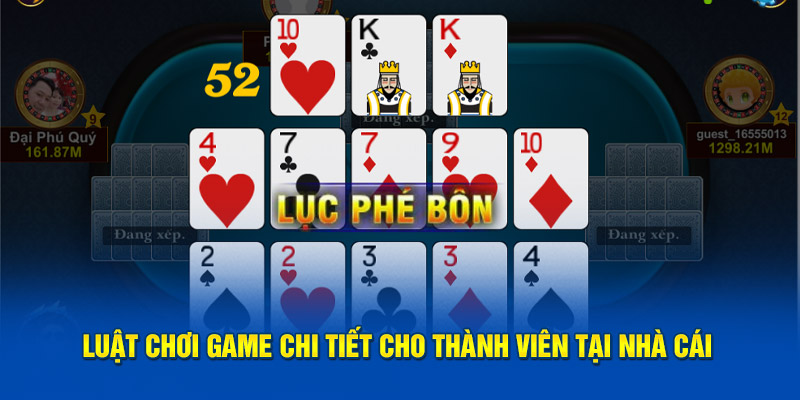 Luật chơi game chi tiết cho thành viên tại nhà cái