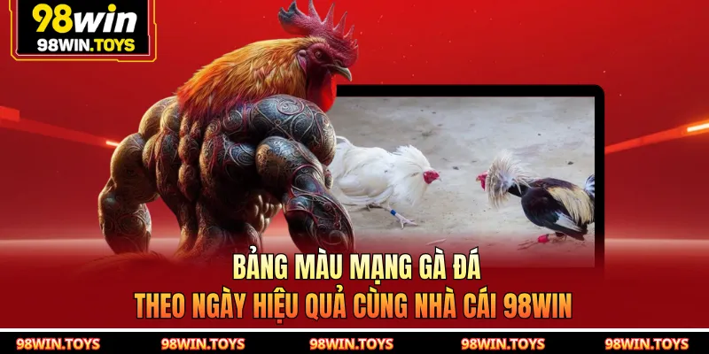 Bảng Màu Mạng Gà Đá Theo Ngày Hiệu Quả Cùng Nhà Cái 98WIN