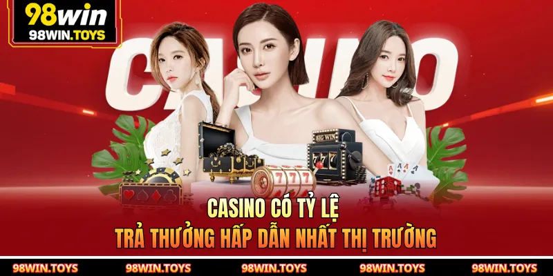 Casino có tỷ lệ trả thưởng hấp dẫn nhất thị trường