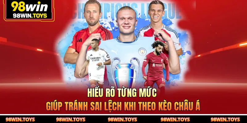 Hiểu rõ từng mức giúp tránh sai lệch khi theo kèo châu Á
