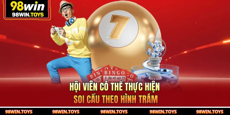 Hội viên có thể thực hiện soi cầu theo hình trám