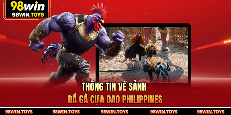 Thông tin về sảnh đá gà cựa dao Philippines